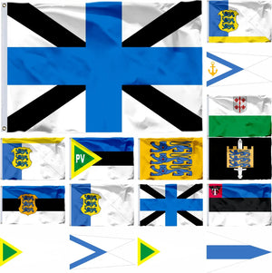 Estonia Navy Flags - Estonian Military Flags - 90x150cm(3x5ft) - 60x90cm(2x3ft)