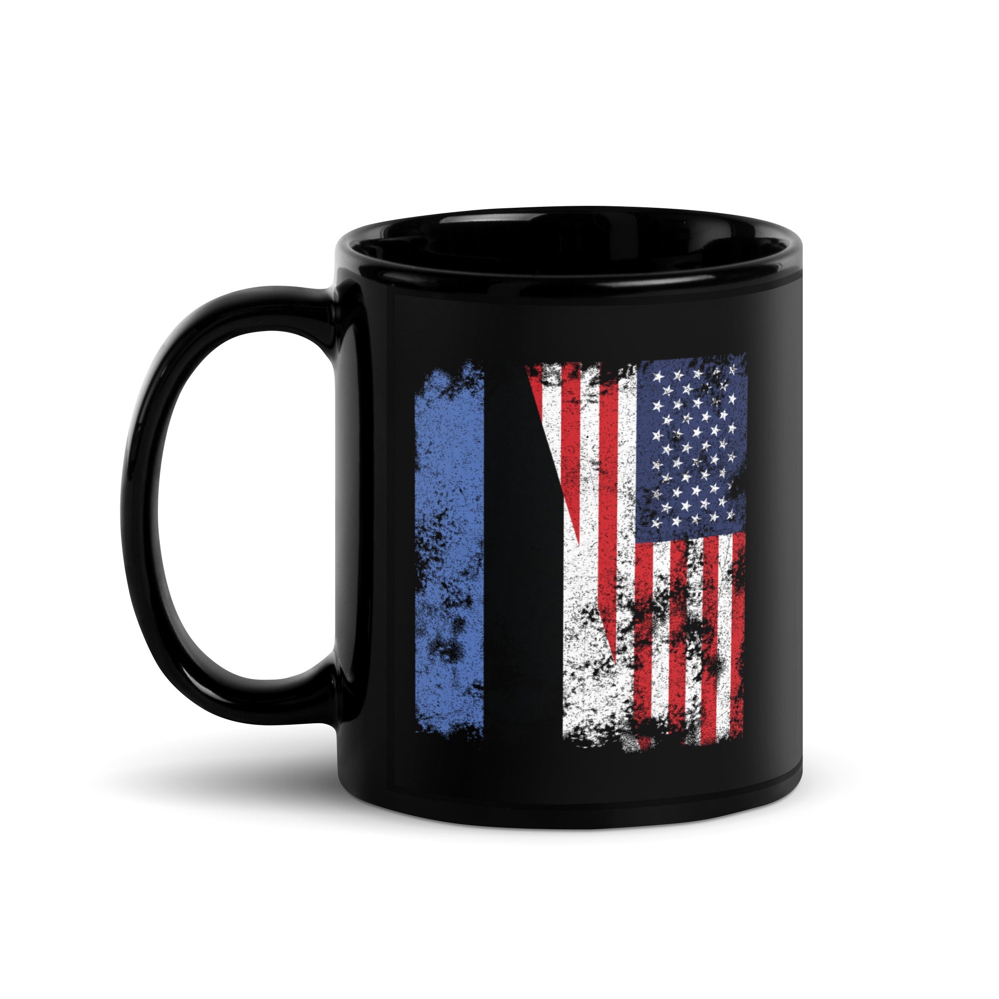 Estonia USA Flag - Half American Mug