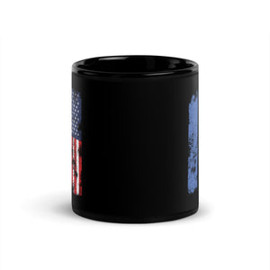 Estonia USA Flag - Half American Mug