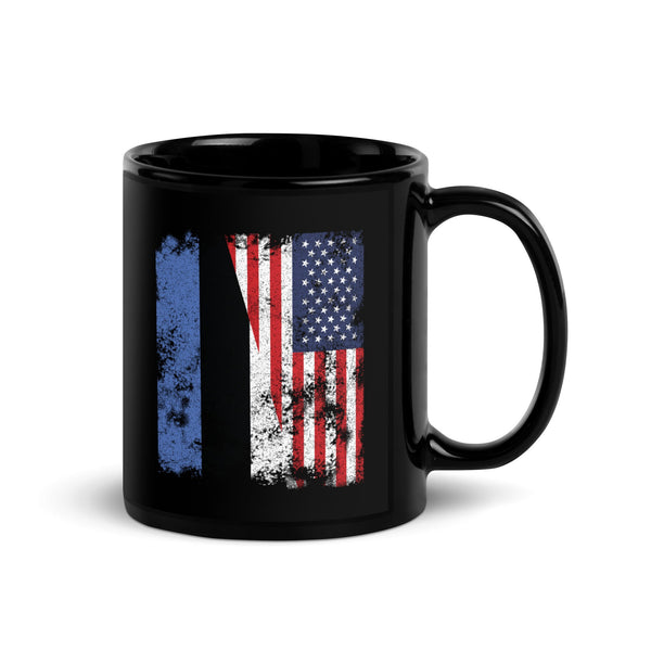 Estonia USA Flag - Half American Mug