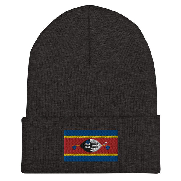 Eswatini Flag Beanie - Embroidered Winter Hat