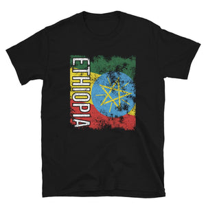 Ethiopia Flag Distressed T-Shirt