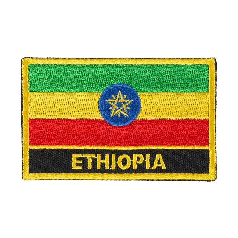 Ethiopia Flag Patch - Sew On/Iron On Patch