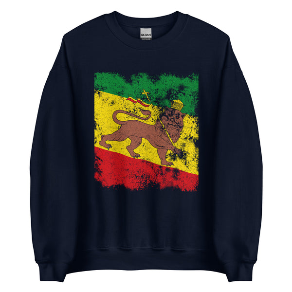 Ethiopian Lion of Judah Flag Sweatshirt
