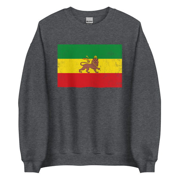 Ethiopian Lion of Judah Flag Sweatshirt