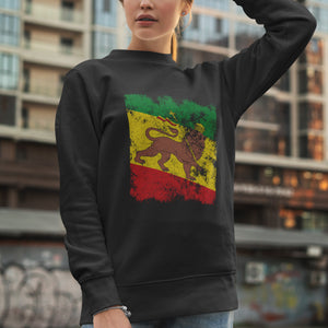 Ethiopian Lion of Judah Flag Sweatshirt