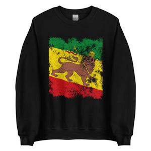 Ethiopian Lion of Judah Flag Sweatshirt