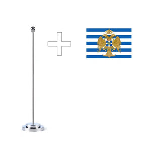 European Empire Desk Flag Collection - Small Office Table Flag