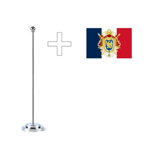 European Empire Desk Flag Collection - Small Office Table Flag