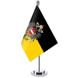 European Empire Desk Flag Collection - Small Office Table Flag