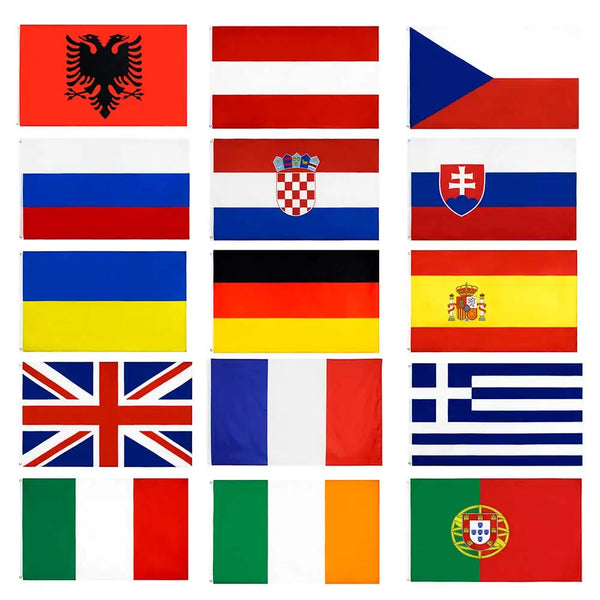 European Flags - 90x150cm(3x5ft) - 60x90cm(2x3ft)