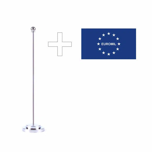 European Organizations Desk Flags - Small Office Table Flag