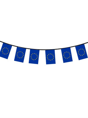 European Union Flag Bunting Banner - 20Pcs