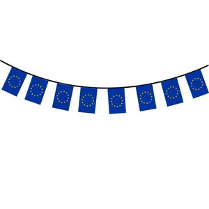 European Union Flag Bunting Banner - 20Pcs