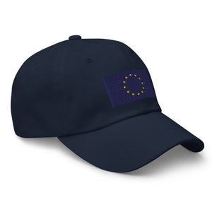 European Union Flag Cap - Adjustable Embroidered Dad Hat