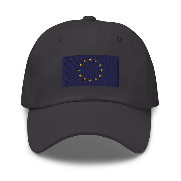 European Union Flag Cap - Adjustable Embroidered Dad Hat