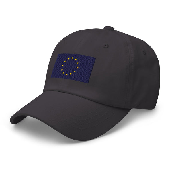 European Union Flag Cap - Adjustable Embroidered Dad Hat