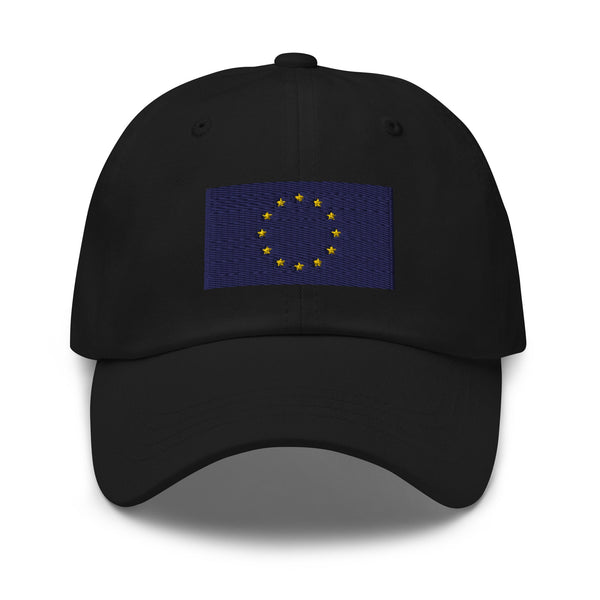 European Union Flag Cap - Adjustable Embroidered Dad Hat