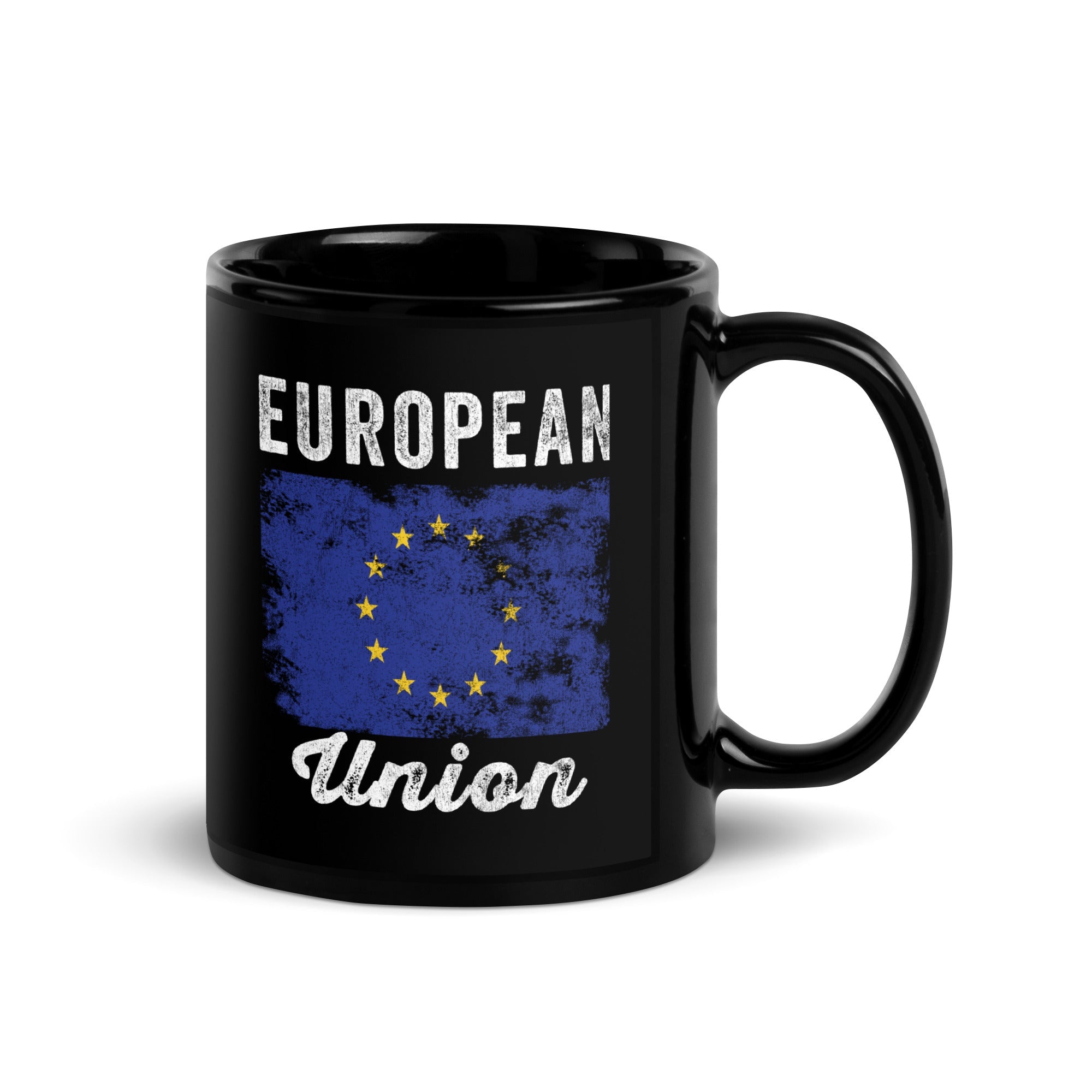 European Union Flag Distressed Mug