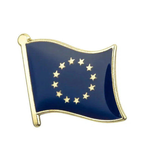 European Union Flag Lapel Pin - Enamel Pin Flag