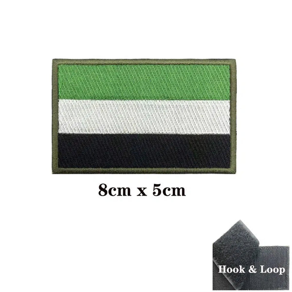 Extremadura Flag Patch - Iron On/Hook & Loop Patch