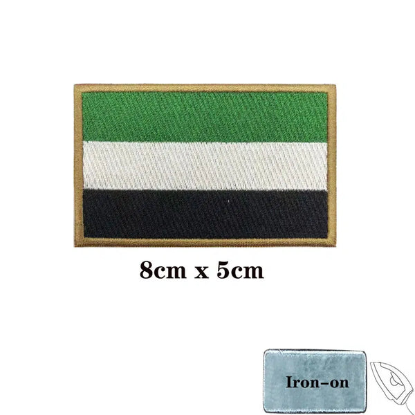 Extremadura Flag Patch - Iron On/Hook & Loop Patch