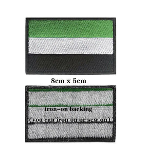 Extremadura Flag Patch - Iron On/Hook & Loop Patch