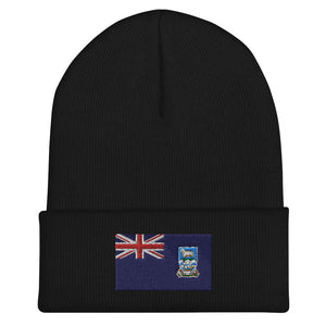 Falkland Islands Flag Beanie - Embroidered Winter Hat
