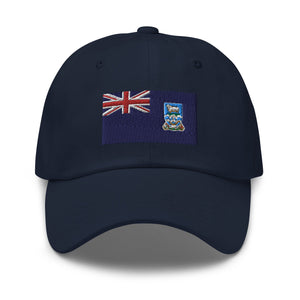 Falkland Islands Flag Cap - Adjustable Embroidered Dad Hat