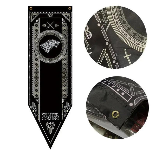 Fantasy Banner Collection - Medieval Kingdom Flags Wall Decor