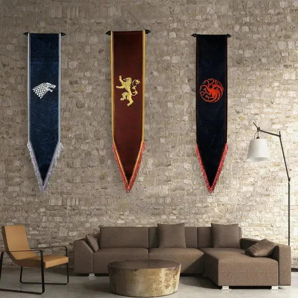 Fantasy Banner Collection - Medieval Kingdom Flags Wall Decor