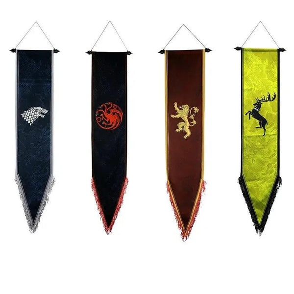 Fantasy Banner Collection - Medieval Kingdom Flags Wall Decor