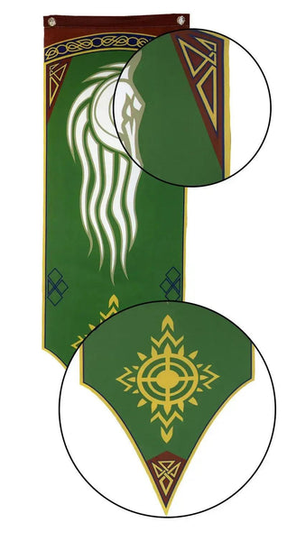 Fantasy Banner - Medieval Kingdom Flag Wall Decor
