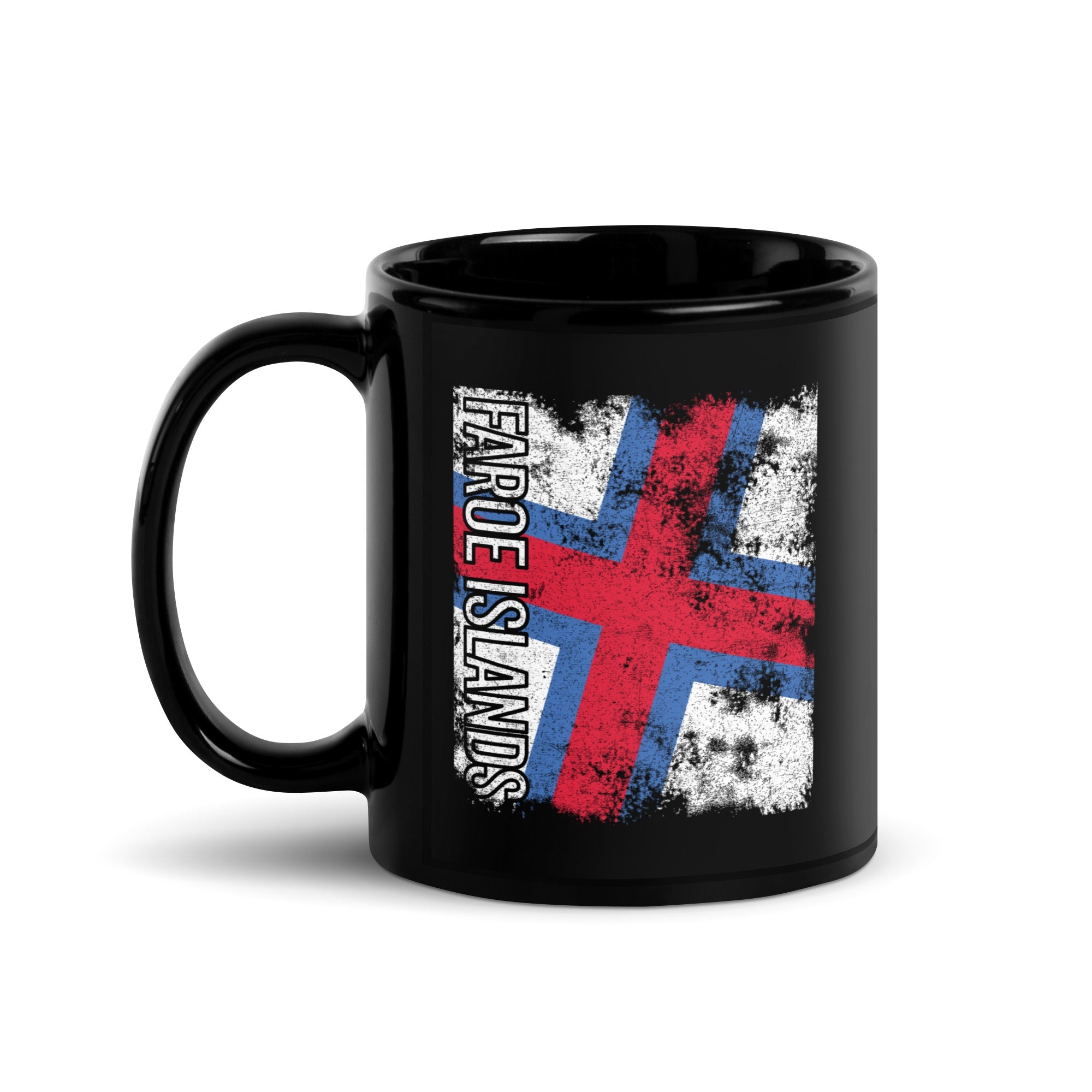 Faroe Islands Flag - Distressed Flag Mug