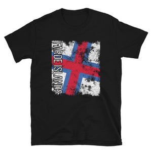 Faroe Islands Flag Distressed T-Shirt