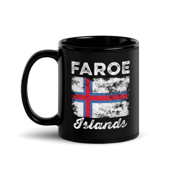 Faroe Islands Flag Vintage Faroese Flag Mug