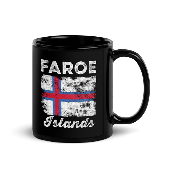 Faroe Islands Flag Vintage Faroese Flag Mug