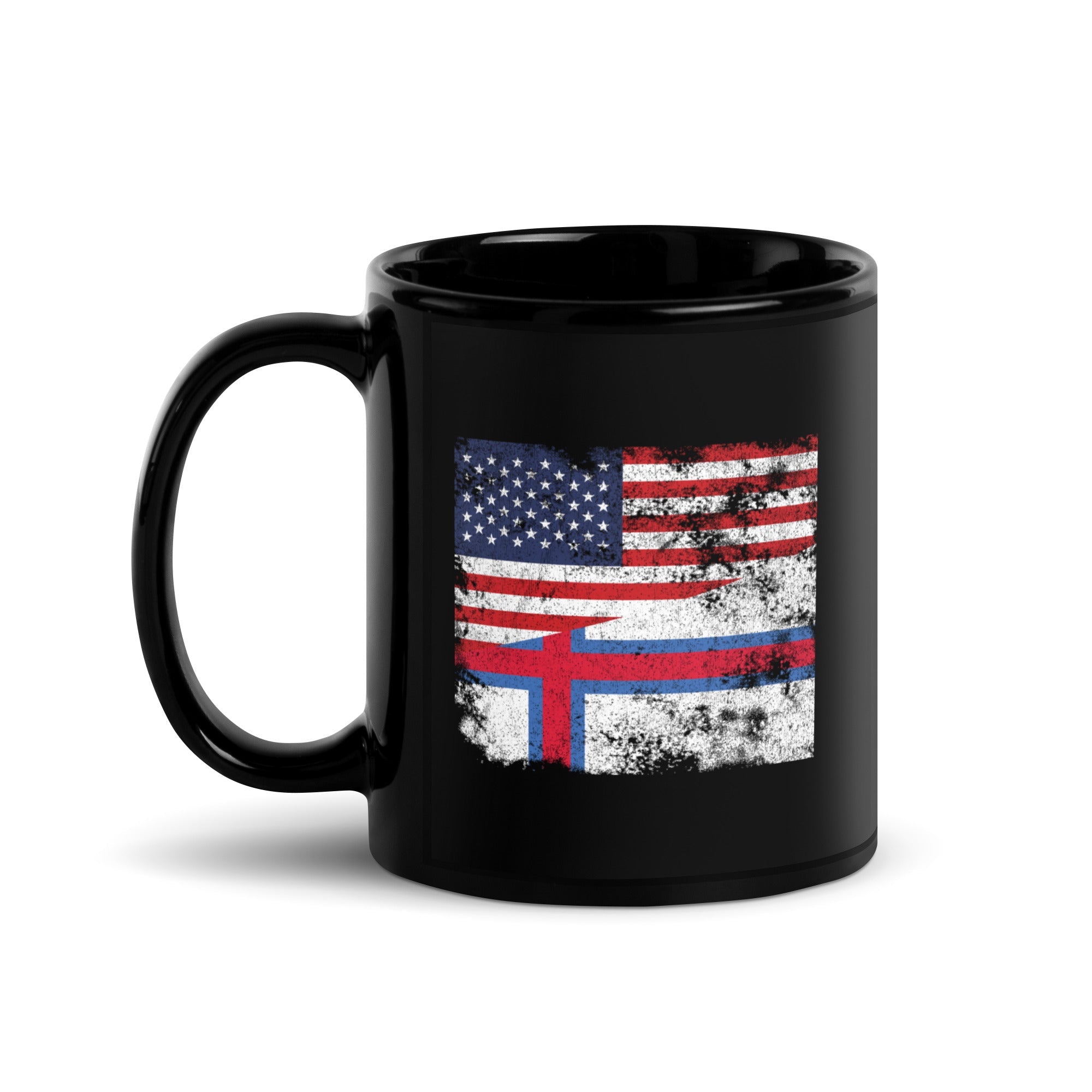 Faroe Islands USA Flag Mug