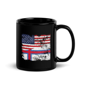 Faroe Islands USA Flag Mug