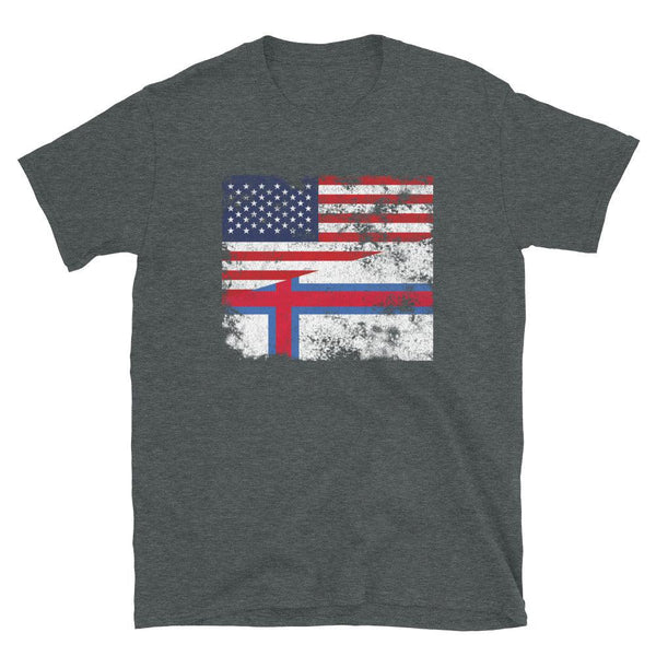 Faroe Islands USA Flag T-Shirt