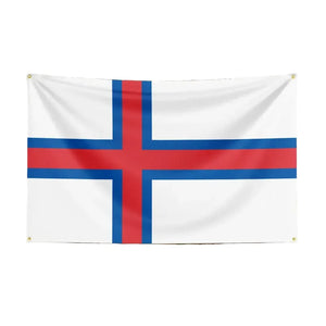 Faroe Islands Flag - 90x150cm(3x5ft) - 60x90cm(2x3ft) - 120x180cm(4x6ft) - 150x240cm(5x8ft)
