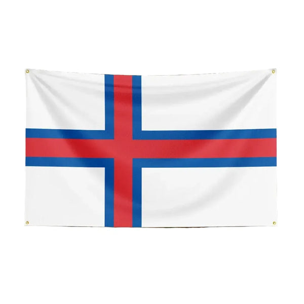 Faroe Islands Flag - 90x150cm(3x5ft) - 60x90cm(2x3ft) - 120x180cm(4x6ft) - 150x240cm(5x8ft)