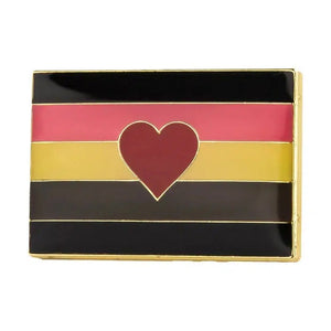 Fat Fetish Pride Flag Lapel Pins - LGBTQIA2S+ Enamel Pin Flag