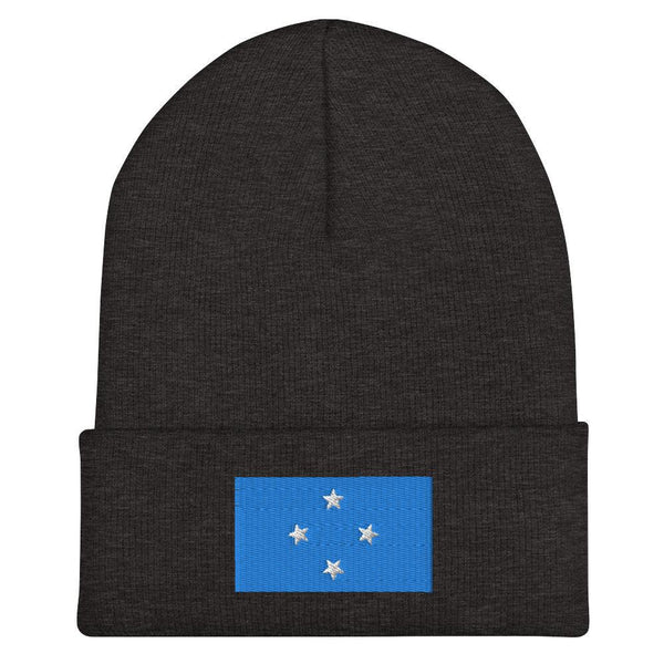 Federated States of Micronesia Flag Beanie - Embroidered Winter Hat