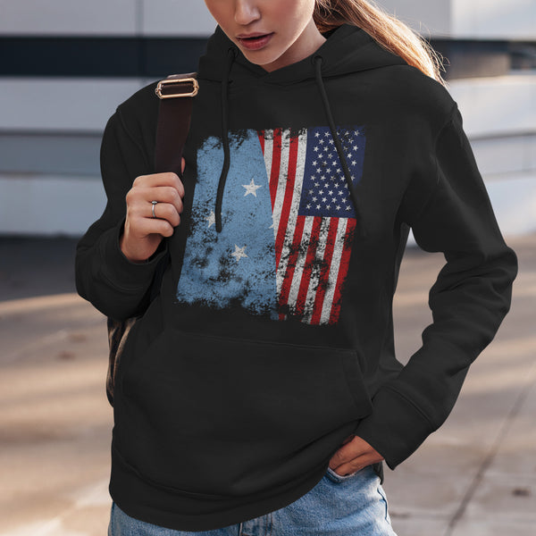 Federated States of Micronesia USA Flag Hoodie