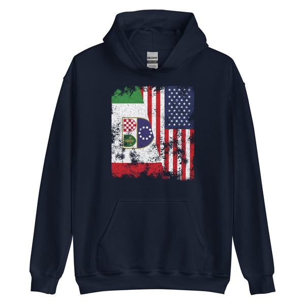 Federation Bosnia Herzegovina USA Flag Hoodie