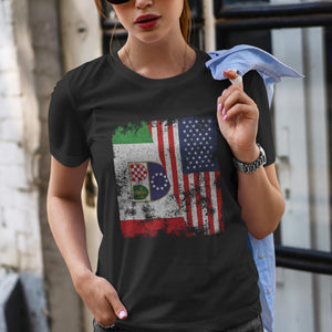 Federation Bosnia Herzegovina USA Flag T-Shirt