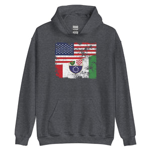 Federation of Bosnia and Herzegovina USA Flag Hoodie