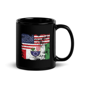 Federation of Bosnia and Herzegovina USA Flag Mug