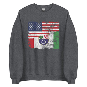 Federation of Bosnia and Herzegovina USA Flag Sweatshirt